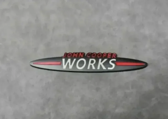 Emblema Logo JCW para Maletero de Mini Cooper One