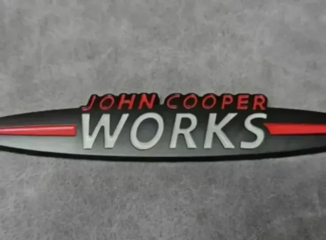 Emblema Logo JCW para Maletero de Mini Cooper One