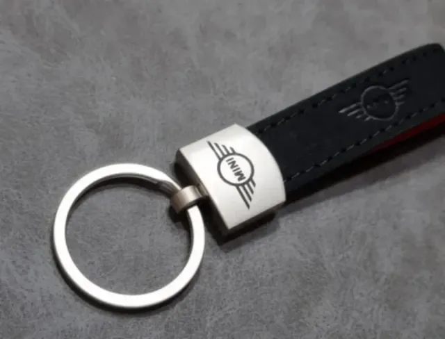 Llavero MINI Cooper One Tacto Piel Cuero Regalo