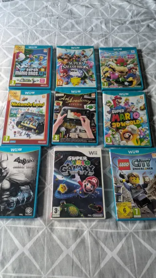 Lote 9 Giochi Wii U: Mario, Lego, Batman