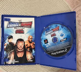 Lote 2 Videojuegos Smackdown vs Raw PS2