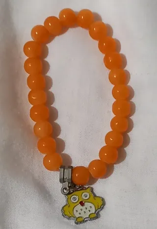 Rosario Piedras Naturales Blanco y Plata