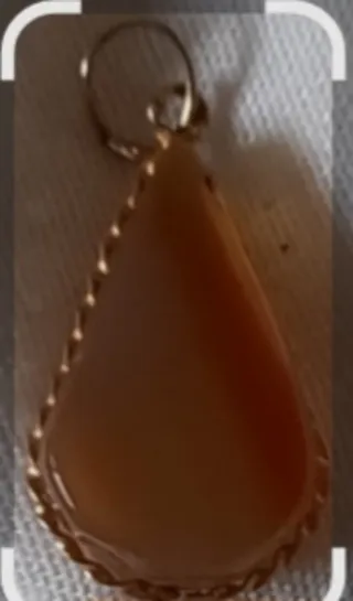 Rosario Piedras Naturales Blanco y Plata