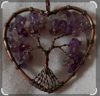 Rosario Piedras Naturales Blanco y Plata