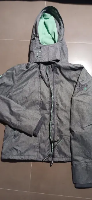 Giubbotto Superdry Grigio Verde