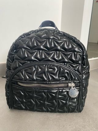 Zainetto La Fille des Fleurs nero trapuntato