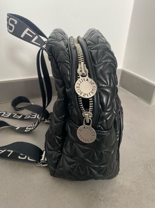 Zainetto La Fille des Fleurs nero trapuntato