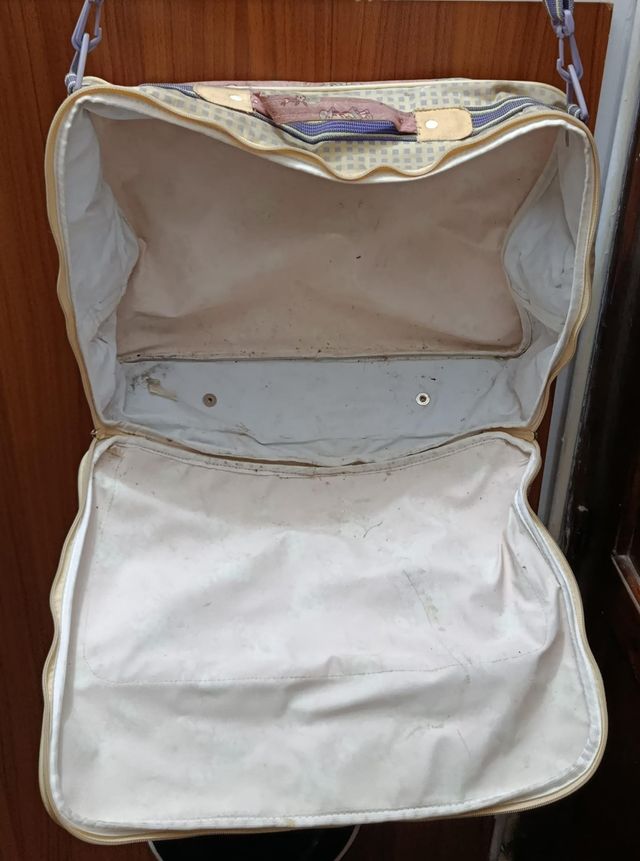 Bolso infantil rosa y morado 44x30cm