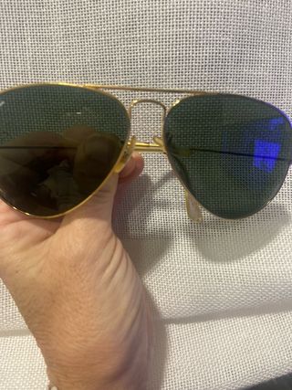 Gafas Ray Ban Hombre Doradas y verdes