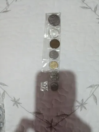 Tira de monedas de Franco