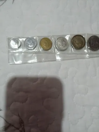 Tira de monedas de Franco