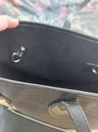 Bolso LV Negro Grande con Cartera