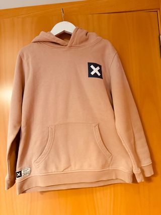 Sudadera Blue Banana niña color rosa palo