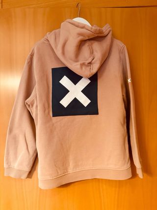 Sudadera Blue Banana niña color rosa palo