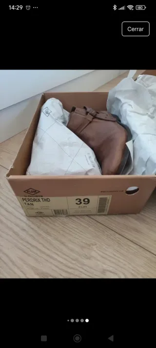 Botines Palladium Marrón T39