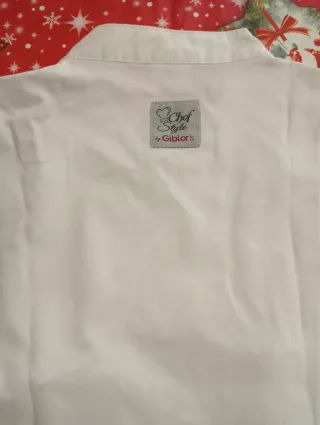 Giacca Cuoco Cotone Bianca