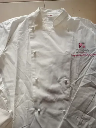 Giacca Cuoco Cotone Bianca