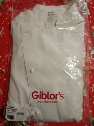 Giacca Cuoco Cotone Bianca