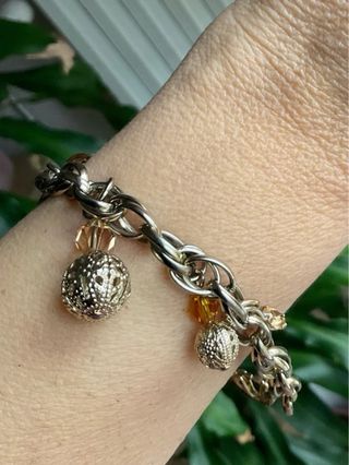 Braccialetto donna vintage dorato