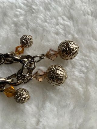 Braccialetto donna vintage dorato