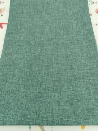 Retal tela loneta verde esmeralda jaspeada