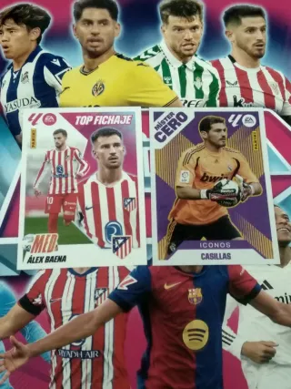 Lote Cromos Liga Este 2025/2026.