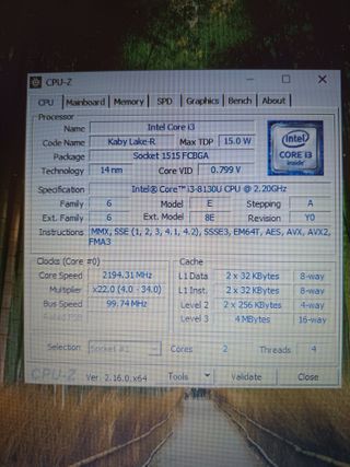 Laptop HP i3 8th con unità SSD