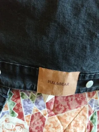 Cazadora vaquera negra Pull&Bear