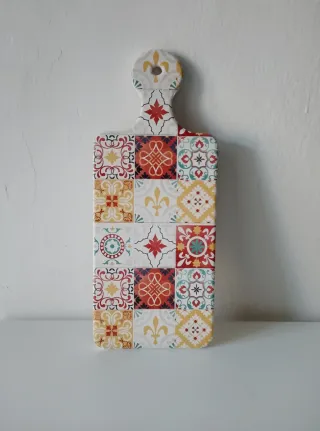 Tagliere Vietri decorativo ceramica 25x10 cm