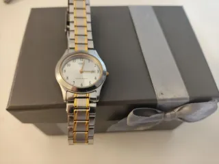 Reloj Casio Mujer Dorado y Plateado