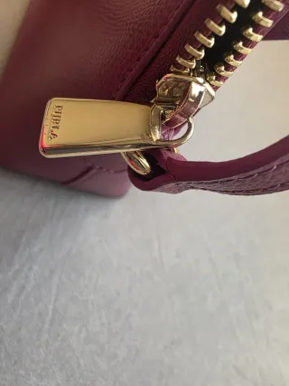 Bolso Furla Piel Morado Dorado