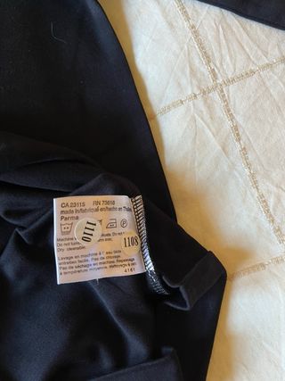 Polo Hugo Boss negro manga larga