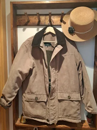 Chaqueta abrigo bolsillos hombre