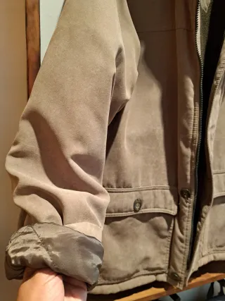 Chaqueta abrigo bolsillos hombre