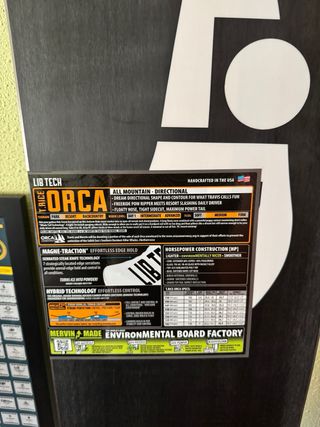 Tabla Snow Lib Tech Orca 2026 156cm