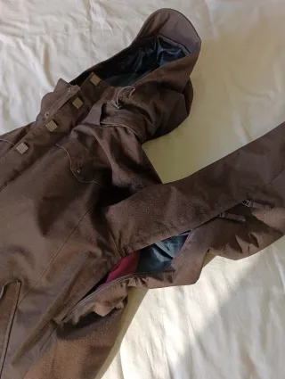 Chaqueta Descente Esquí Marrón Talla L