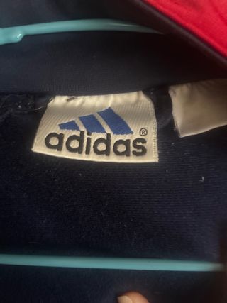Chaqueta Adidas Talla M/L Azul y Roja