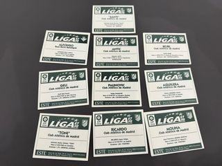 Cromos Liga Este 97/98 Atlético Madrid