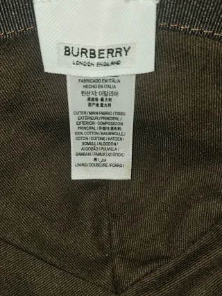 Gorra Dior y Gorra Burberry