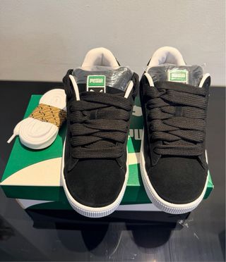 Zapatos Puma Suede XL Negro/Blanco