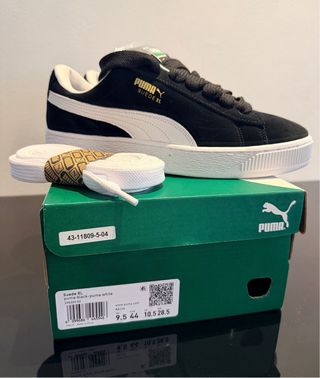 Zapatos Puma Suede XL Negro/Blanco
