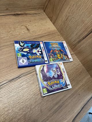 Pacchetto 3 Giochi Nintendo 3DS Pokémon