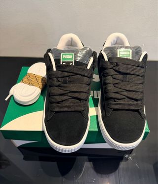Puma Suede XL Negro Blanco