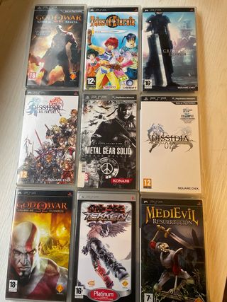 Lote giochi PSP originali - Metal Gear, Dissidia