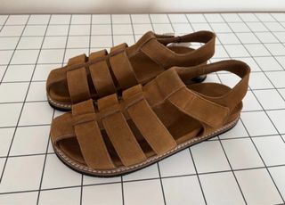 Sandalia cangrejera piel Zara Home 42