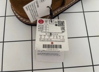 Sandalia cangrejera piel Zara Home 42