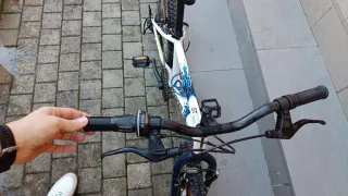 Bicicleta Infantil Btwin ST120 20 Azul/Blanca