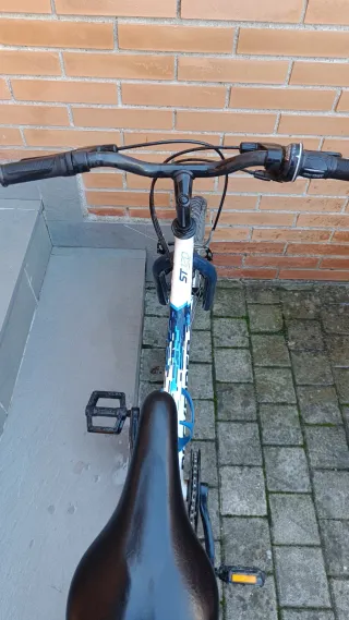 Bicicleta Infantil Btwin ST120 20 Azul/Blanca