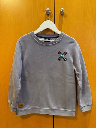 Sudadera niña Blue Banana color malva