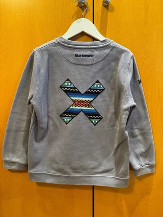 Sudadera niña Blue Banana color malva